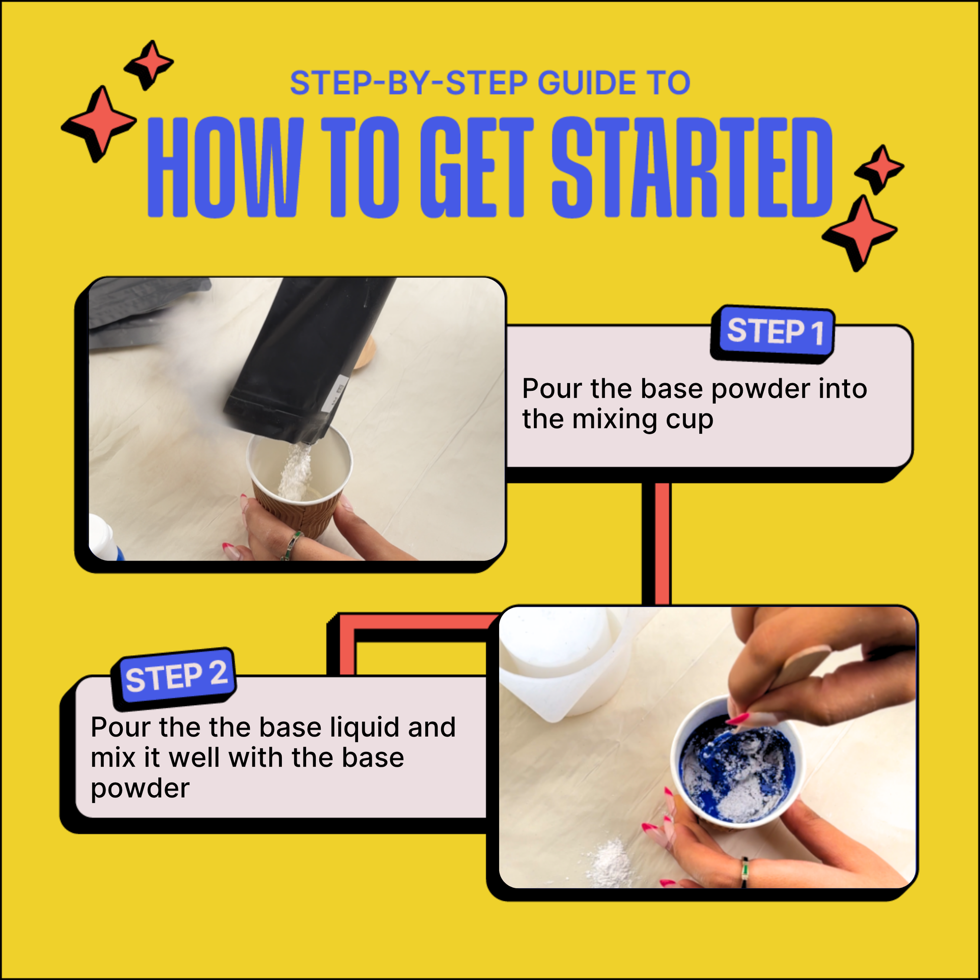 DIY Jesmonite Hexagon Coaster Kit