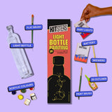 COMBO : DIY Floral Glow Jar Kit & DIY Light Bottle Painting Kit