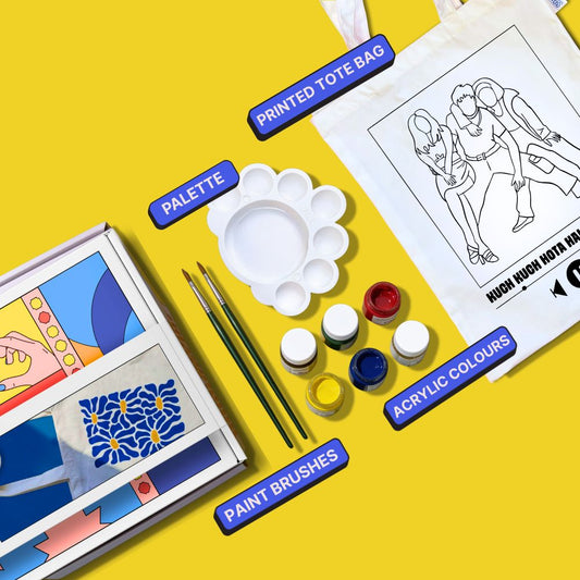 DIY Tote Bag Painting Kit -  Kuch Kuch Hota Hai