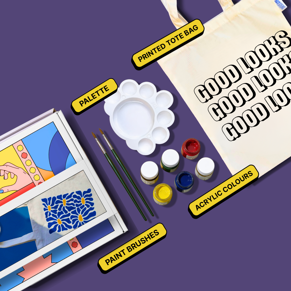 DIY Tote Bag Painting Kit -  Good Looks