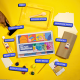 COMBO : DIY Gel Plate Monoprinting & DIY Solar Printing Kit