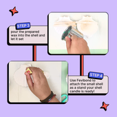 DIY Shell Candle Kit