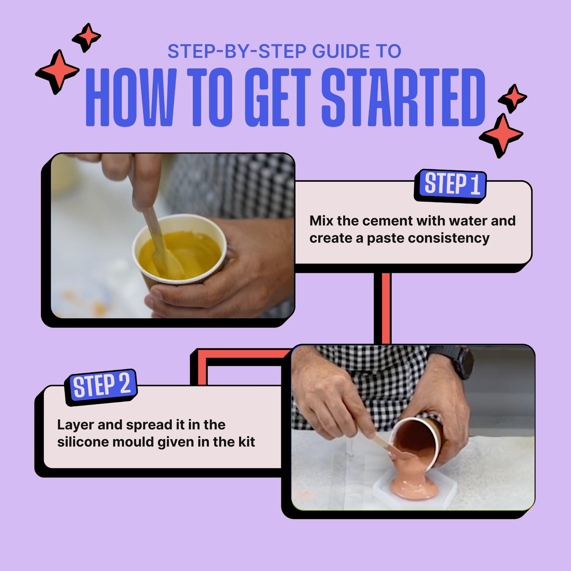 DIY Cement Trinket Tray Kit