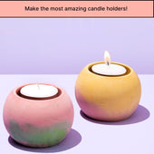 DIY Cement Candle Holder Kit