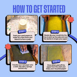 COMBO : DIY Handmade Paper Kit & DIY Solar Printing Kit