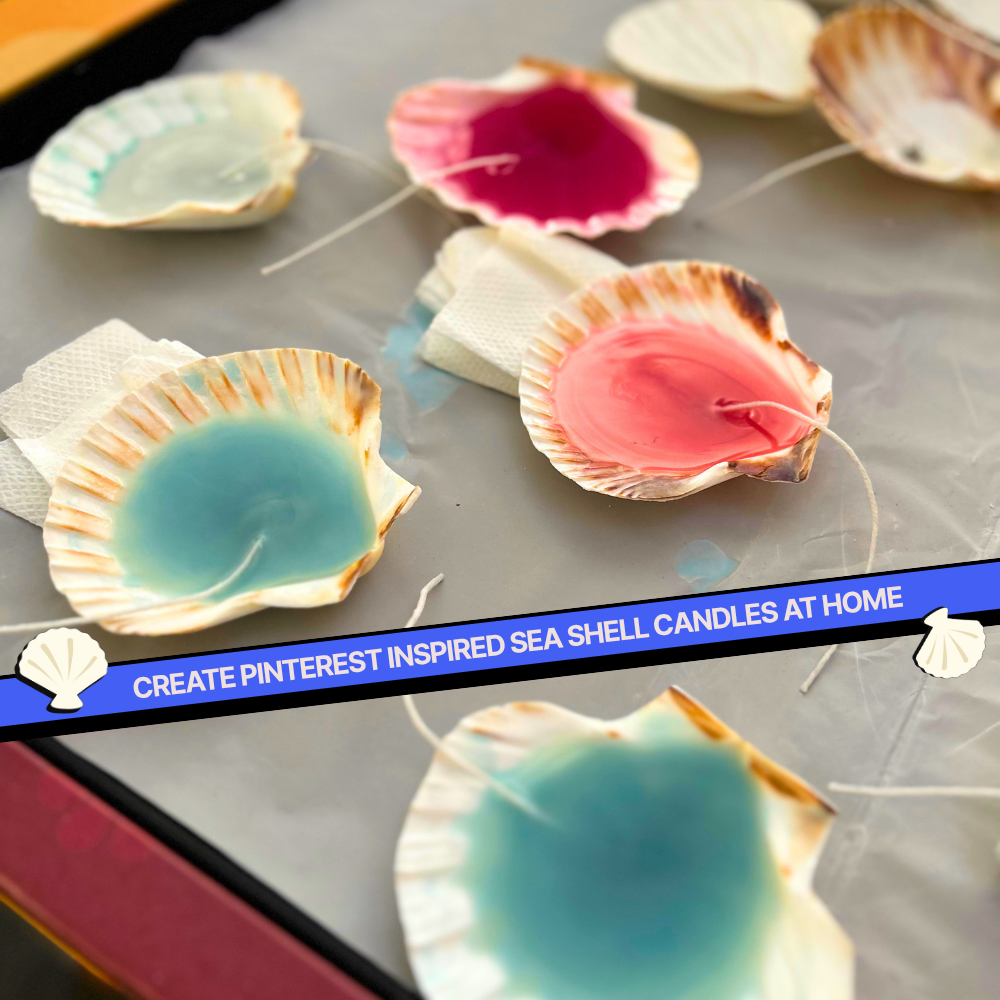 DIY Shell Candle Kit
