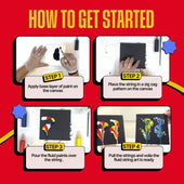 COMBO : DIY Fluid Wheel Art Kit & DIY Fluid String Art Kit