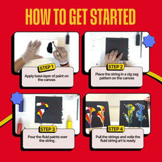 COMBO : DIY Fluid Wheel Art Kit & DIY Fluid String Art Kit