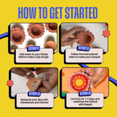 Combo: DIY Shadu Mati Ganpati Kit + DIY Diya Decoration Kit