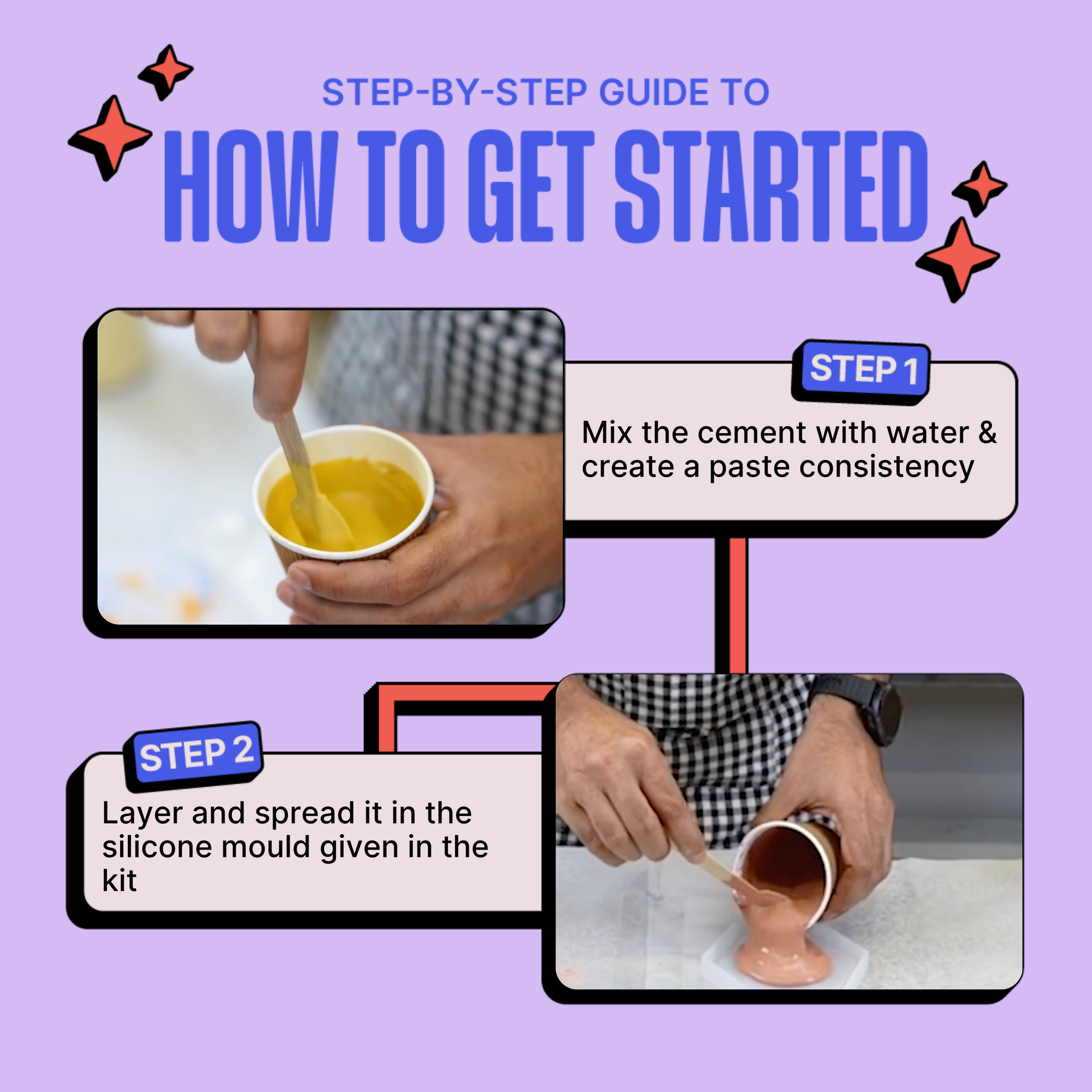 DIY Cement Trinket Tray Kit