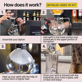 DIY Gin Siphon Kit | Infuse your gin within minutes | Kitsters | Best Gift for Men