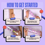 COMBO : DIY Floral Glow Jar Kit & DIY Light Bottle Painting Kit
