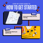 DIY Tote Bag Painting Kit -  Welcome