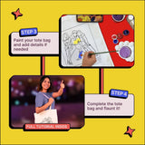 DIY Tote Bag Painting Kit -  Kuch Kuch Hota Hai
