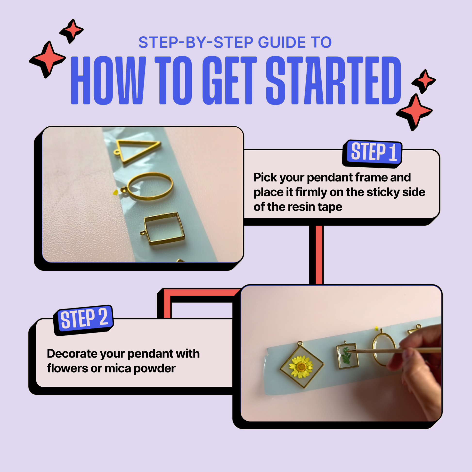 DIY UV Resin Pendant Kit