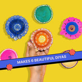 Combo: DIY Shadu Mati Ganpati Kit + DIY Diya Decoration Kit