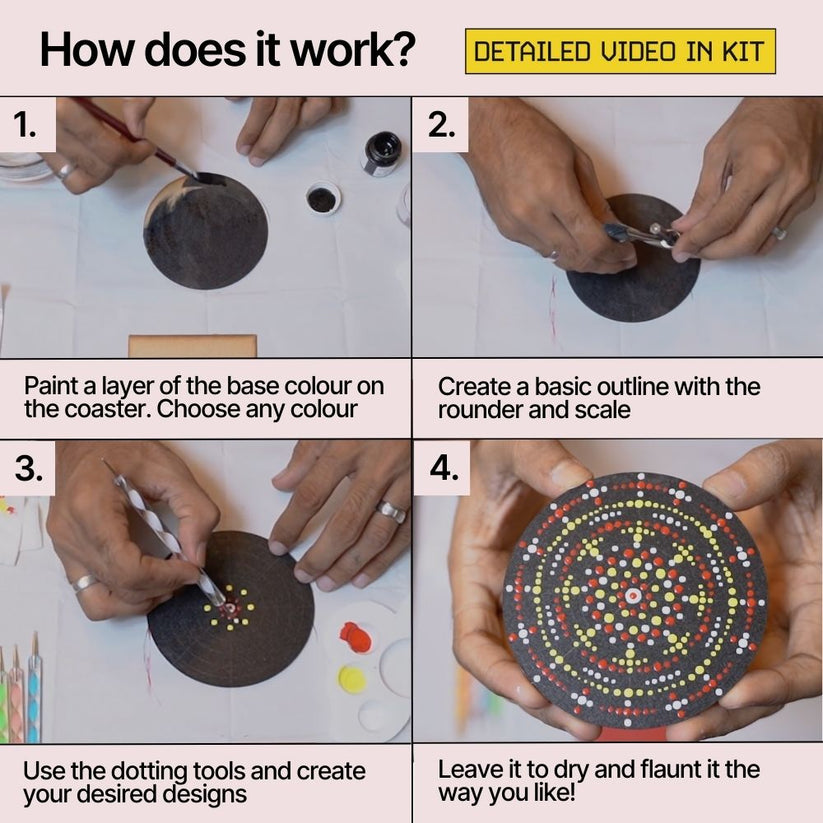 DIY Dot Mandala Kit | Best Indian Arts & Crafts Kit | Kitsters