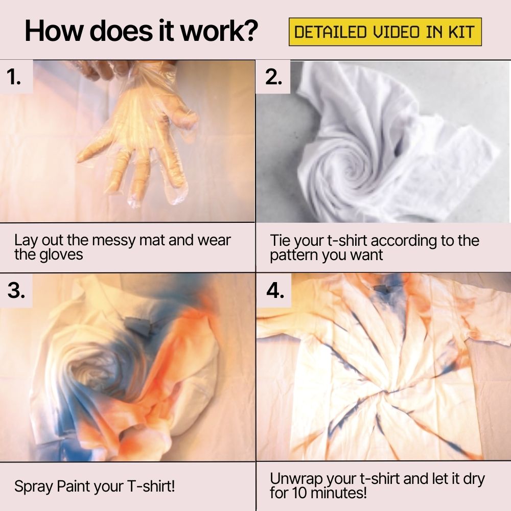 DIY T-shirt Spray Painting Kit