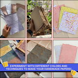 COMBO : DIY Handmade Paper Kit & DIY Solar Printing Kit