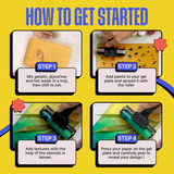 COMBO : DIY Gel Plate Monoprinting & DIY Solar Printing Kit