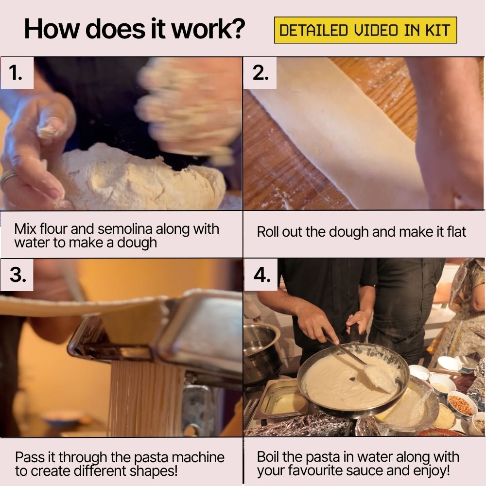 DIY Handmade Pasta Making Kit | DIY Food & Cooking Kits for Kids & Adults | Kitsters
