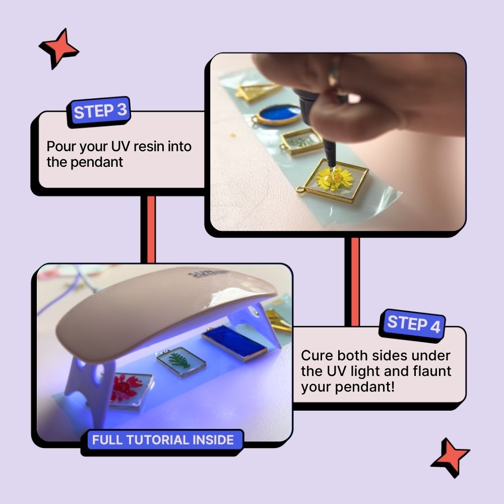 DIY UV Resin Pendant Kit