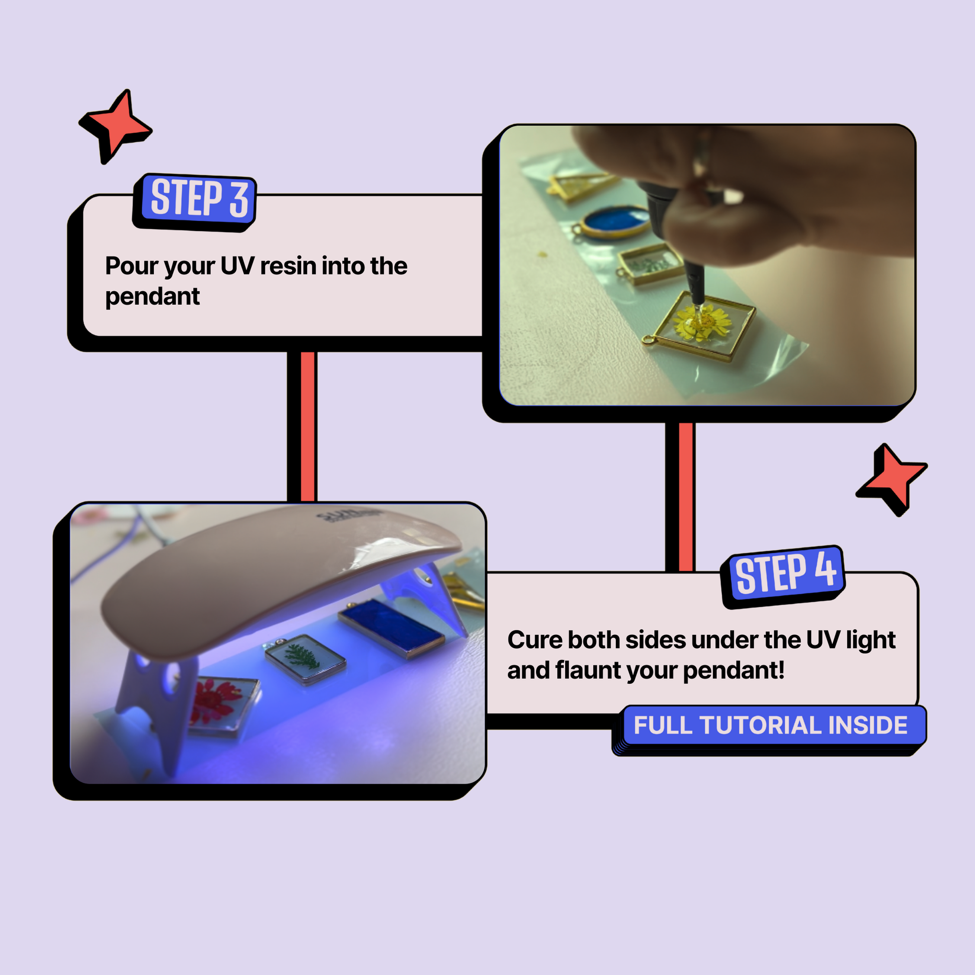 DIY UV Resin Pendant Kit