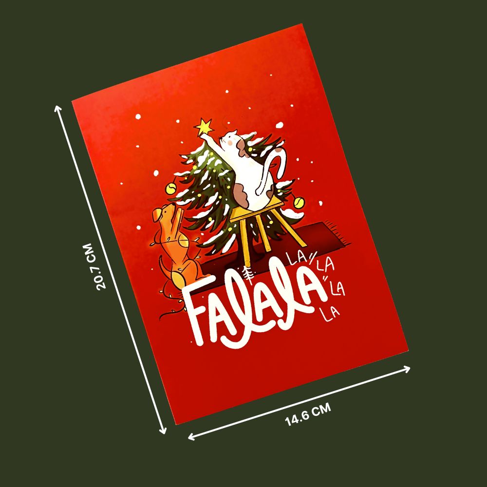 Greeting Card: Falala