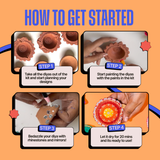 COMBO: DIY Shadu Mati Ganpati Kit + DIY Diya Decoration Kit