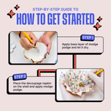 DIY Decoupage Shells Kit