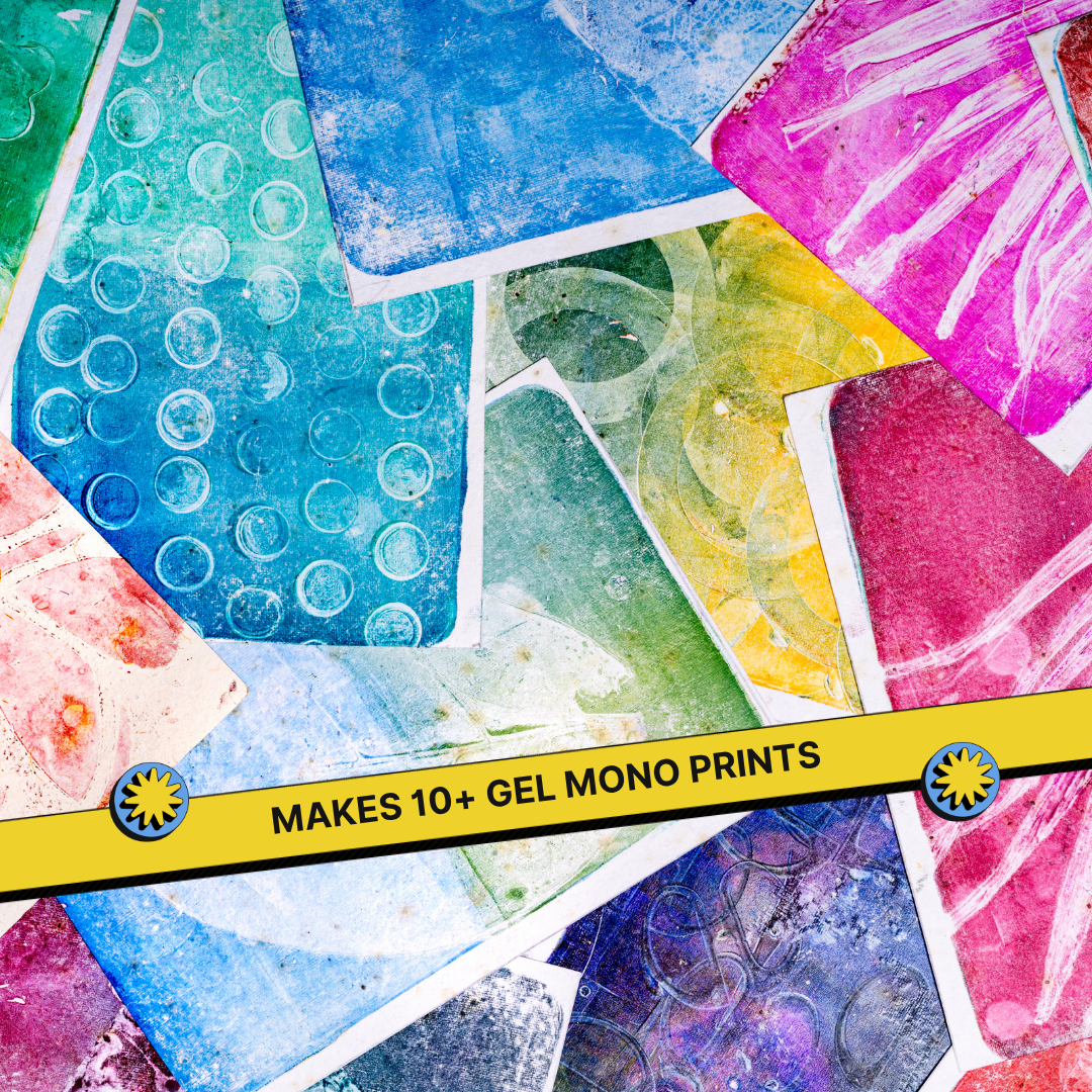 COMBO : DIY Gel Plate Monoprinting & DIY Solar Printing Kit