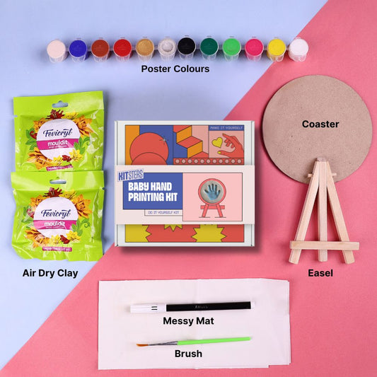 Baby Hand printing, Clay