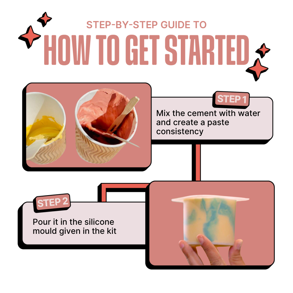 DIY Cement Planter Kit