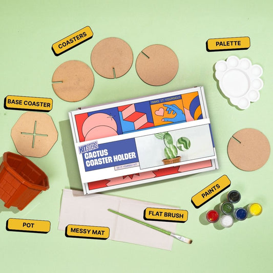 DIY Cactus Coaster Holder Kit