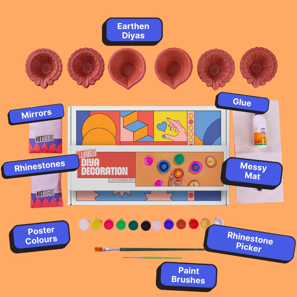 DIY Diya Decoration Kit