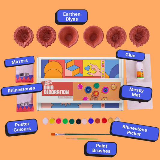 DIY Diya Decoration Kit