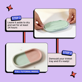 DIY Cement Trinket Tray Kit