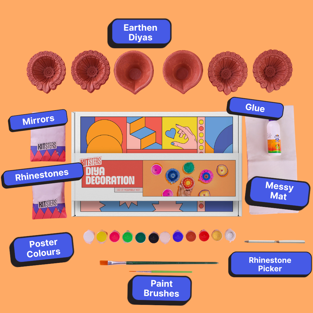 DIY Diya Decoration Kit