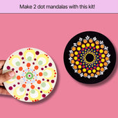 DIY Dot Mandala Painting Kit, Mandala Coaster Painting Kit for Beginners, Complete Mandala Art Kit with Tools and Paints, Dot Mandala Art on Wooden Coasters, Mandala Art Supplies for Adults and Kids, Colorful Mandala Designs Painted with Dotting Tools, Handmade Mandala Coasters Using DIY Kit, Mandala Dot Painting Kit Unboxed, Dotting Tools for Mandala Art, Finished Mandala Artwork from DIY Kit, DIY Kits for Adults, DIY Kits, Kitsters, diy arts and crafts kits, home crafts, unique gift ideas, return gift for