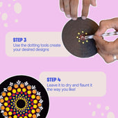 DIY Dot Mandala Painting Kit, Mandala Coaster Painting Kit for Beginners, Complete Mandala Art Kit with Tools and Paints, Dot Mandala Art on Wooden Coasters, Mandala Art Supplies for Adults and Kids, Colorful Mandala Designs Painted with Dotting Tools, Handmade Mandala Coasters Using DIY Kit, Mandala Dot Painting Kit Unboxed, Dotting Tools for Mandala Art, Finished Mandala Artwork from DIY Kit, DIY Kits for Adults, DIY Kits, Kitsters, diy arts and crafts kits, home crafts, unique gift ideas, return gift for