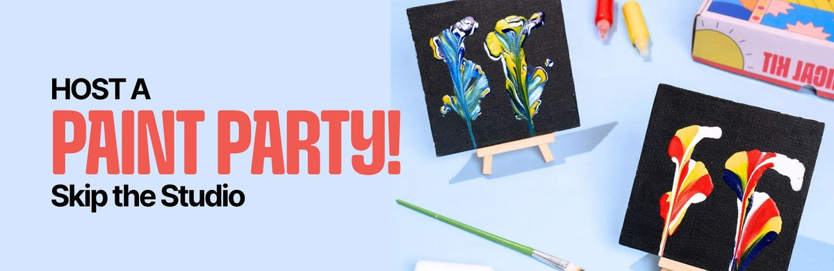 Host a paint party, skip the studio: DIY Fluid String Art Kit