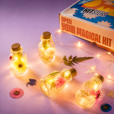 DIY Floral Glow Jar Kit