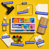 DIY Gel Plate Monoprinting Kit