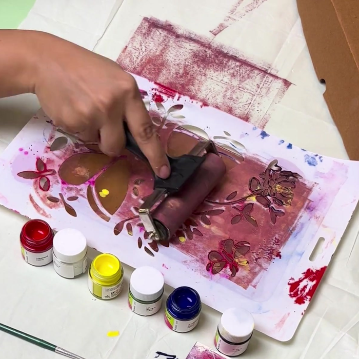 DIY Gel Plate Monoprinting Kit — made by a Kitsters maker