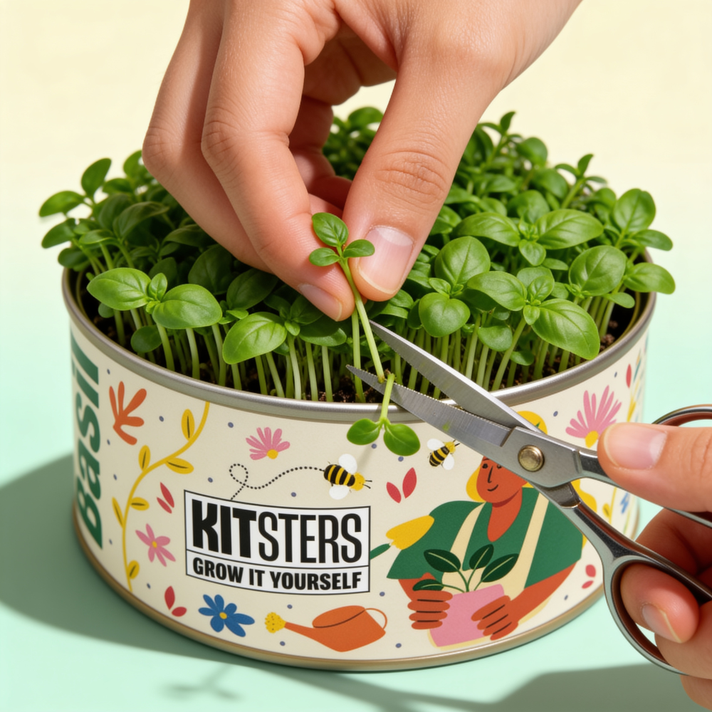 Grow in a Can - Basil