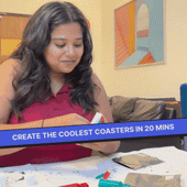 DIY Jesmonite Hexagon Coaster Kit