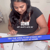 DIY Fluid String Art Kit