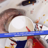 COMBO : DIY Fluid Wheel Art Kit & DIY Fluid String Art Kit
