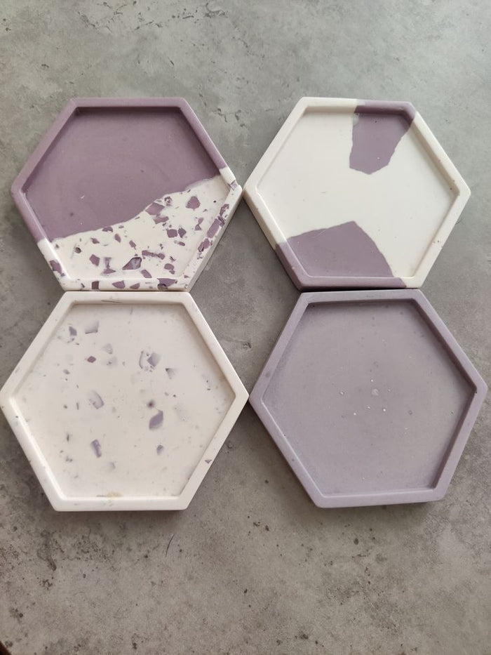 DIY Cement Coaster Kit — made by a Kitsters maker