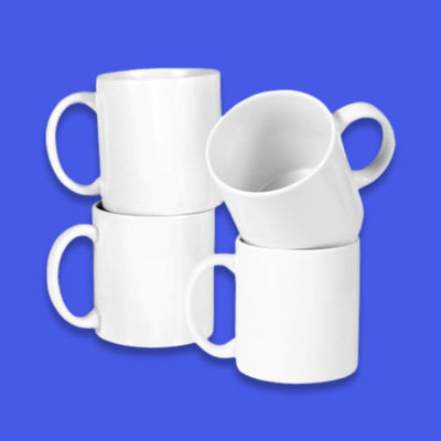 White Mug - Pack of 4